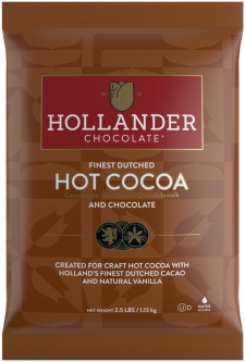 Hollander Hot Cocoa Cafe Powder Mix 2.5lb bag